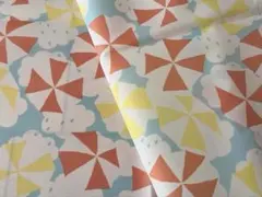 ナイロンオックス　パラソル　はぎれ　90×35cm