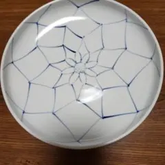 昭和レトロ、有田焼、和食器、染付 、網目文様、作峰、