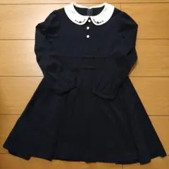 組曲 ワンピース 110 120 M 濃紺 セレモニー 入学式 卒園式 冠婚葬祭