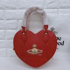【素敵な赤ハート❤️】新品Vivienne Westwood バッグ レッド