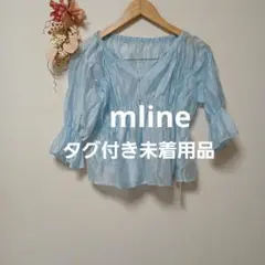 mline エムライン シアー ブラウス トップス 透け感