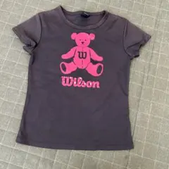 Wilson ウィルソンベアTシャツ 半袖ネイビーレディースS 150160のサムネイル