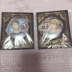 宮侑 宮治 宮兄弟 ハイキュー バースデー缶バッジ ジャンショ BD缶 2022