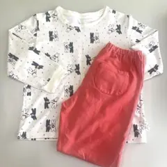 UNIQLO キッズ パジャマ 長袖　110cm リサとガスパールのサムネイル