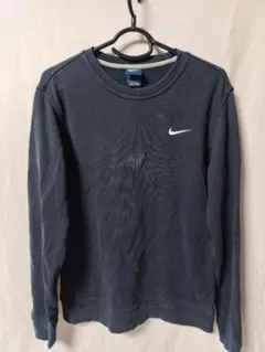 NIKE トレーナー スウェット ワンポイントロゴ ネイビー メンズ L