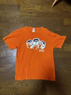 桜庭和志 Tシャツ オレンジ 橙　見猿聞か猿言わ猿のサムネイル