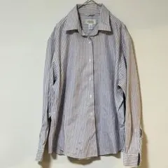 値下げ歓迎✨Talbots ストライプ 長袖シャツ オフィス 通勤 フォーマルのサムネイル