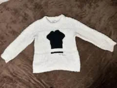 ジェラートピケ コラボ ルームウェア Bon Appetit ホワイト もこもこ