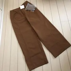 秋色　ベルト付き　カジュアルパンツ