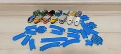 【ジャンク】カプセルプラレール　14両　レール　セット　まとめ売り