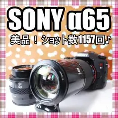 ❤️スマホ転送OK❤️SONY α65 ソニー シングルレンズセットすぐ撮影
