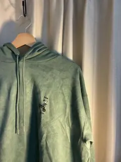 【RAGEBLUE】ライトグリーン パーカー／刺繍入り