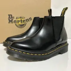 【極美品】ドクターマーチン サイドゴアブーツ UK3 相当 ブラック 箱付き