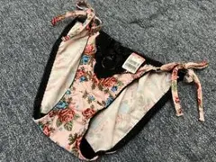 レアな花柄＆紐ショーツ　エメフィール　M フラワー　ヒモパン　紐パン　ピンク