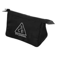 3CE STYLENANDA ブラックポーチ コスメポーチのサムネイル