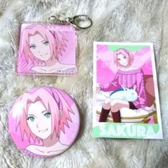 サクラセット カジュアル私服×ぬいぐるみ