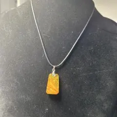 L870)ルチルクオーツペンダントネックレス