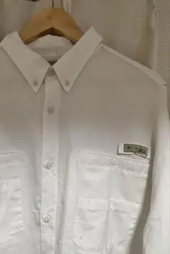 コロンビア　Columbia 長袖シャツ ホワイト　PFG シャツのサムネイル