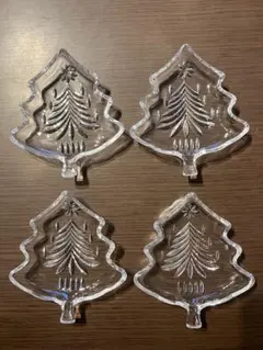 SOGA japanクリスマスツリー型皿 4枚セット