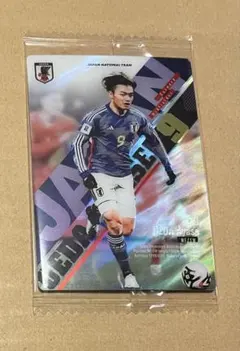 上田綺世 カード 1枚 ツインウエハース サッカー日本代表