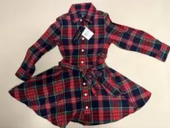 Polo Ralph Lauren チェック柄 シャツワンピース 3T