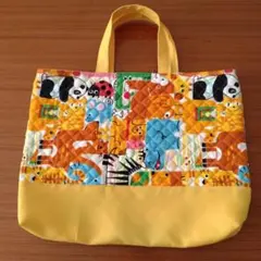 カラフル動物柄レッスンバッグ