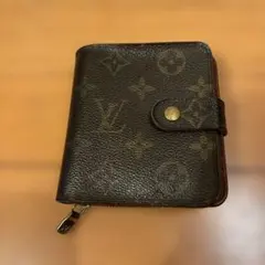 Louis Vuitton 二つ折り財布 ダークブラウン　訳あり