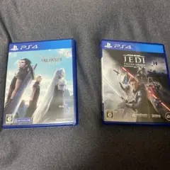 PS4StarWarsジェダイフォールインオーダ/FF7クライシスコア2本セット
