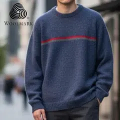 【BRITCHES】シェットランドウール100％テープラインセーター