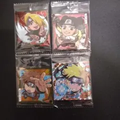 NARUTO　ウエハース　シール　未開封　4種　忍 vol1