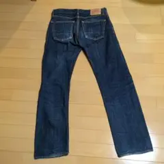 90s 旧DENIME XX型デニム 濃紺 耳付 W33 ヴィンテージ DENIME(ドゥニーム) 90's 初期 XX モデル セルビッチ ストレート