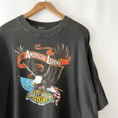 90s ハーレーダビッドソン イーグル リボン Tシャツ ビンテージ 鷲 90s ハーレーダビッドソン イーグル リボン Tシャツ ビンテージ 鷲