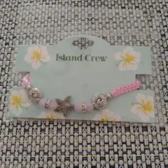 Island Crew ヒトデモチーフ ブレスレット ピンク