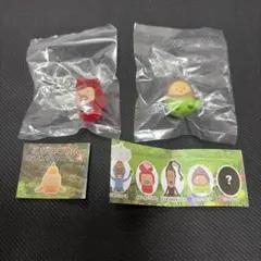 こびとづかん おすわりマスコット4、セット