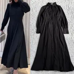 【美品】リエンダ　rienda ビスチェコンビフレアラインワンピース