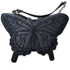 Romantic Standard 蝶型 ブラック ショルダーバッグ