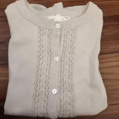 【新品未使用⠀】SELF+SERVICE カーディガン L 淡黒