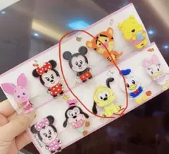 ディズニーヘアピン2個セット　ミッキー　プルート　ヘアアクセサリー　女の子