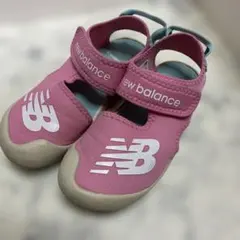 19cm new balance ピンク サンダル
