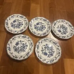 ★希少★ブルーダニューブ 高台付き大皿 １枚 小皿１枚 2点セット 美品 超お得 ☆希少☆ブルーダニューブ 高台付き大皿 1枚 小皿1枚 2点セット