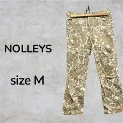 NOLLEYS ノーリーズ　レディース　ストレートパンツ　総柄　サイズM