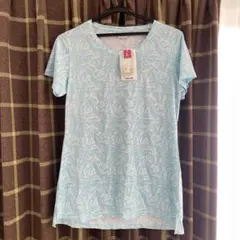 HEAD 水色 半袖長タケTシャツLサイズ