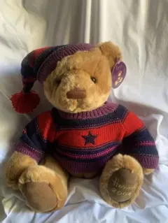 激レア Harrods Thomas BEAR 2004 タグ付 英国 イギリスのサムネイル