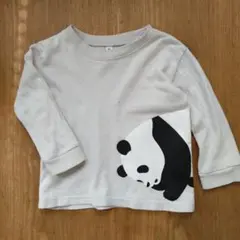 無印良品　カットソー　パンダ　90サイズ