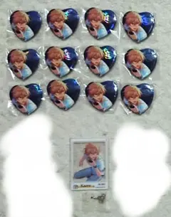 【羽風薫】あんスタ 中国 心光印彩缶バッジ 出会い風アクキー