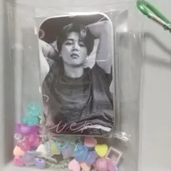 BTSジミン缶入り　キャンディバック　キーホルダー　もうすぐセンイル