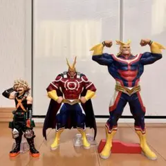 僕のヒーローアカデミア 中古フィギュア 3体セット 一番くじ プライズ