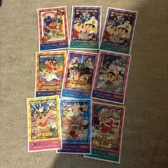 クレヨンしんちゃん 映画　ステッカー9枚