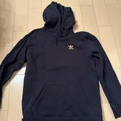 adidas ブラックパーカー L