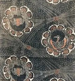 藍染　古布　絵絣　おたふく　4幅 2025年最新】Yahoo!オークション -古布 藍染(アンティーク)の